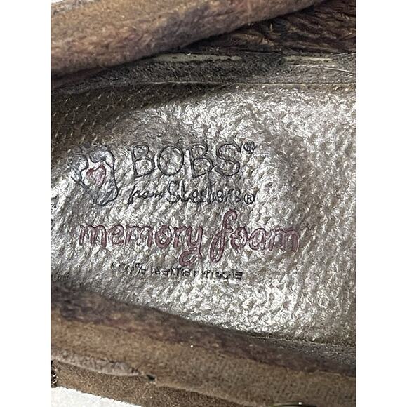 Bobs from Skechers Women’s 8 Brown Slip On Shoes Flats Espadrille Boho Comfort - Picture 11 of 12